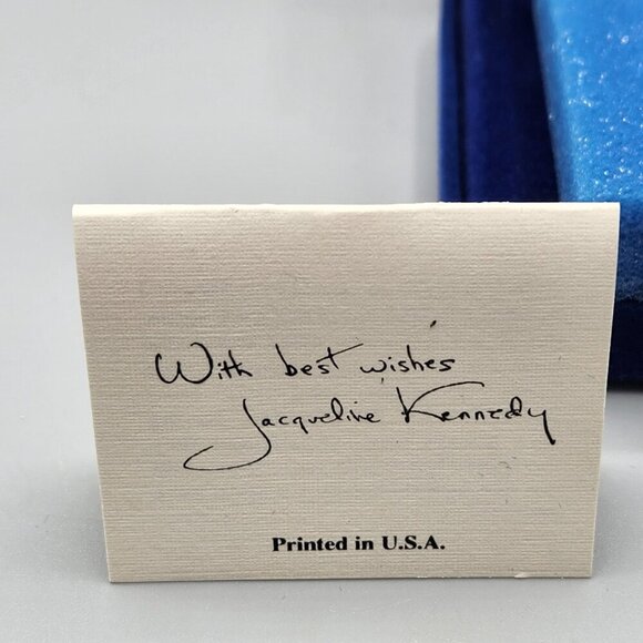 Jaqueline Kennedy X Camrose and Cross Cameo & Crystal Pendant Necklace JBK w Box - Picture 12 of 15